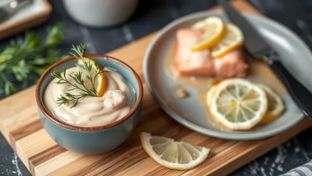 Kall sås till lax som lyfter middagen på tio minuter