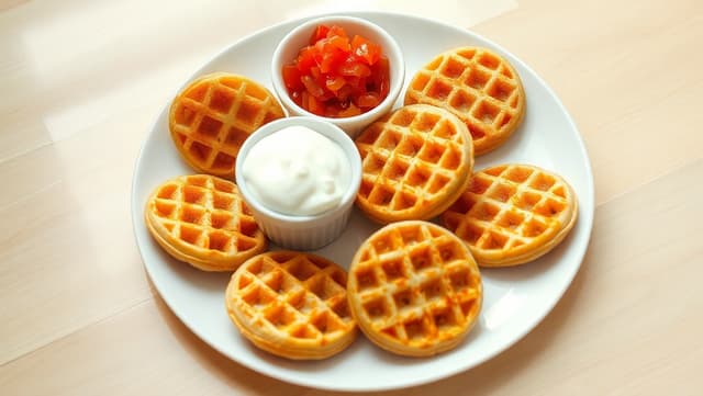 Potatisbullar i våffeljärn gör du på bara 15 minuter